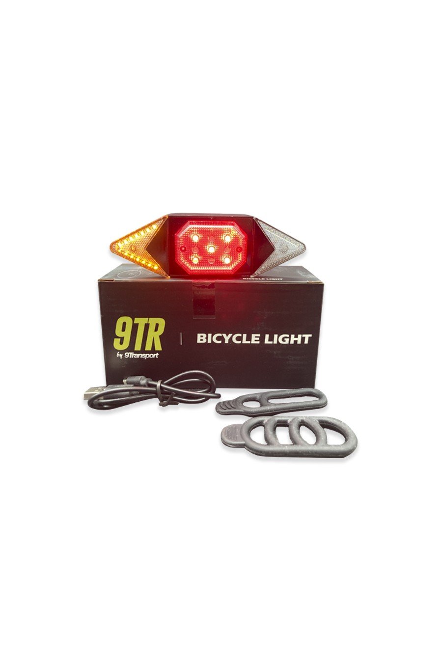 Luz Trasera RBL-46 para Bicicleta, batería 500 mAh, Recargable con USB, con  Mando a Distancia. - 9transport